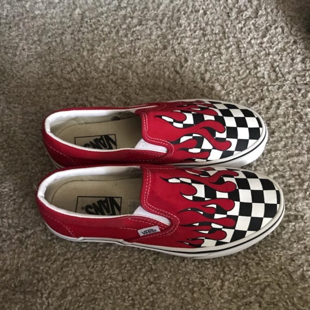 Red Flame Vans